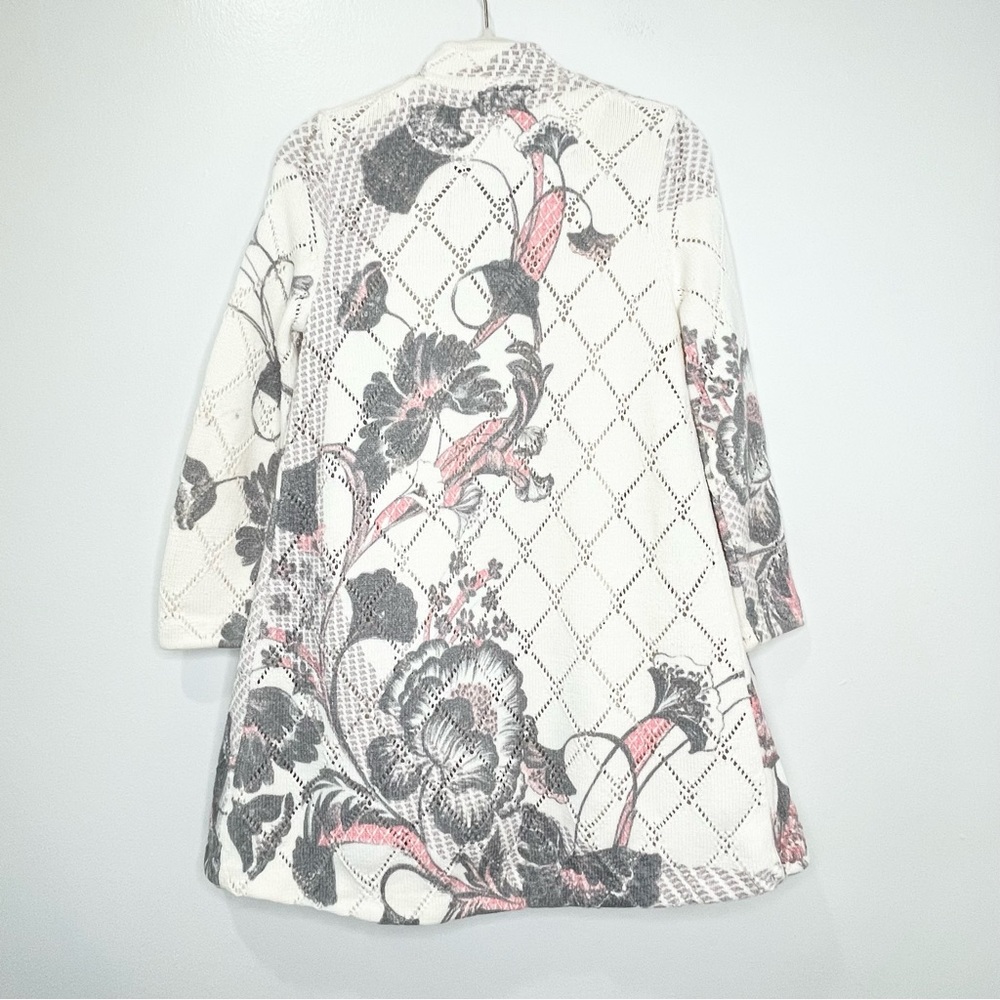Anthropologie Knitted and Knotted Open Front Cardigan Size S